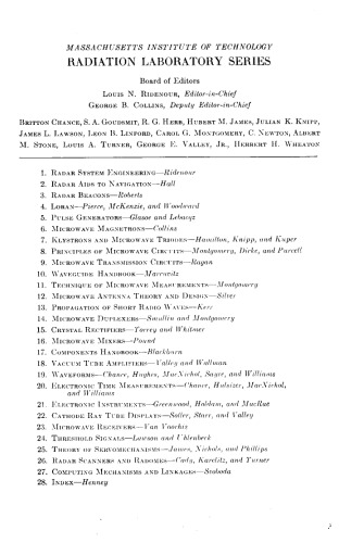 MIT RadLab {complete set} Vol 09 - Microwave Transmission Circuits