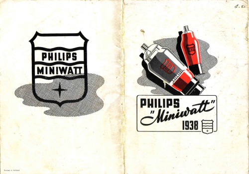 PHILIPS Miniwatt Vacuum-Tube Catalog