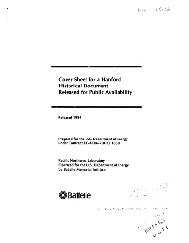 Processing of Plutonium Scrap at Hanford [declassified]