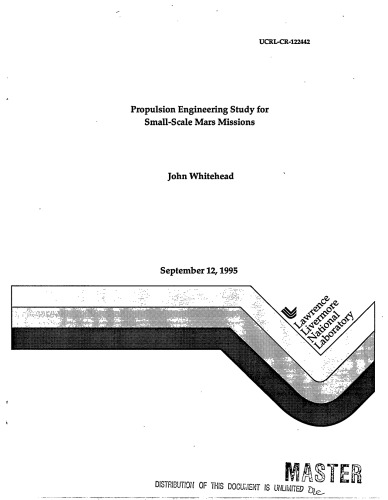 Propulsion Engineering Study for Small-Scale Mars Missions