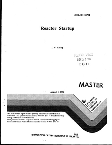 Reactor [submarine-based nuclear ramjet] Startup