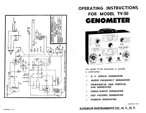 Superior TV-50 Genometer