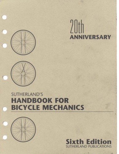 Sutherlands Handbook for Bicycle Mechanics