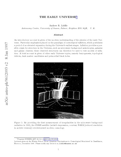 The Early Universe [long article]