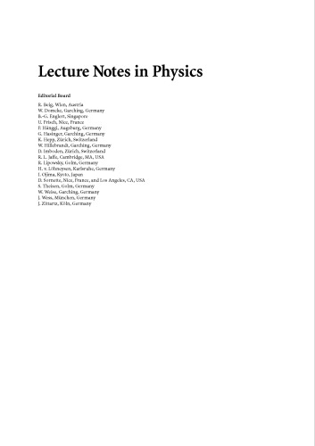 The Euroschool Lects on Physics With Exotic Beams, Vol. I