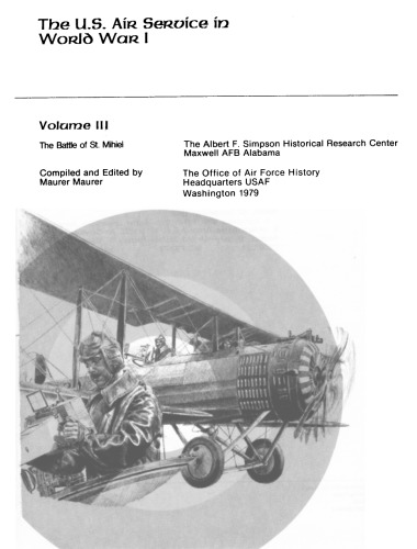 The US Air Service in WWI [Vol 3]