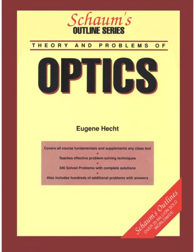 Theory and Problems of Optics [Schaum's Outlines]