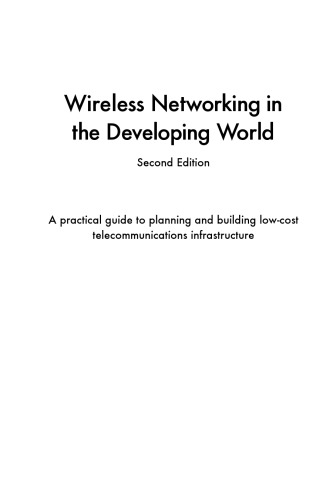 Wireless Ntwkg. in the Developing World