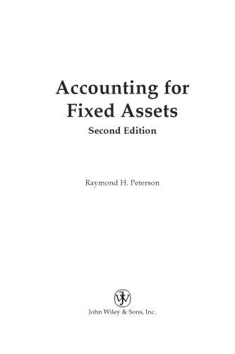 Accounting for fixed assets