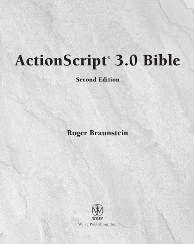 ActionScript 3.0 bible