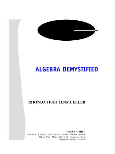 Algebra demystified