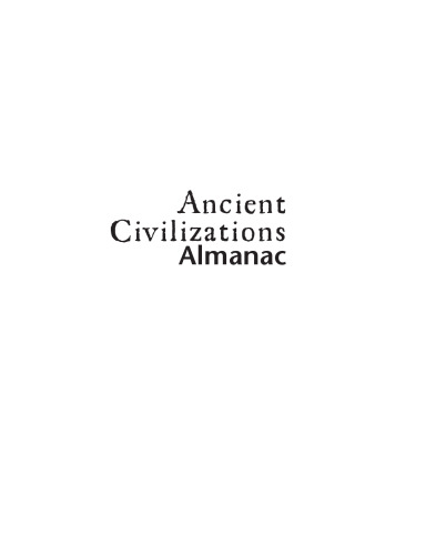 Ancient Civilizations Reference Library Vol 1 Almanac