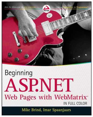 Beginning ASP.NET Web pages with WebMatrix