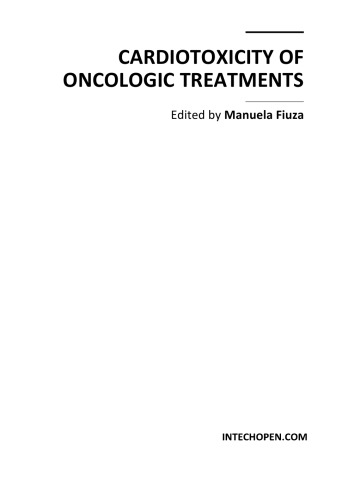 Cardiotoxicity of oncologic treatments