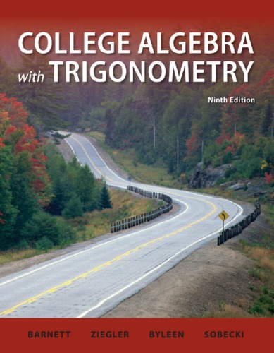 College algebra with trigonometry