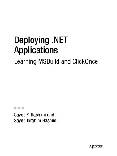 Deploying .NET Applications