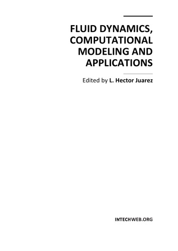 Fluid dynamics, computational modeling and applications