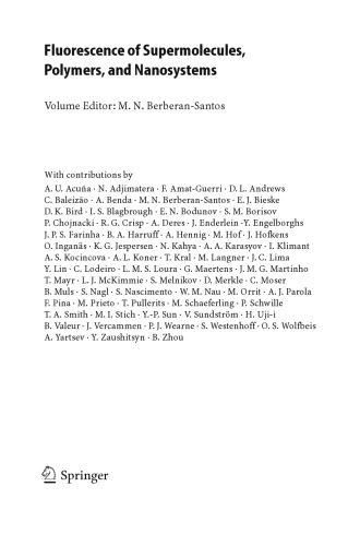 Fluorescence of supermolecules, polymers, and nanosystems