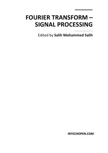 Fourier transform - signal processing