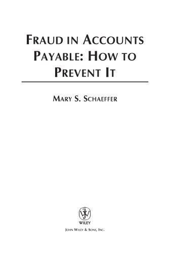 Fraud in accounts payable : how to prevent it