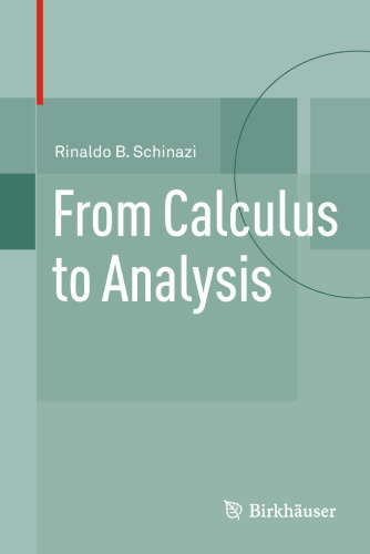 From calculus to analysis