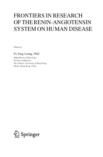 Frontiers in research of the renin-angiotensin system on human disease