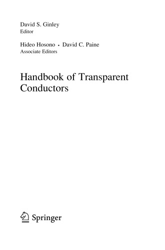 Handbook of transparent conductors