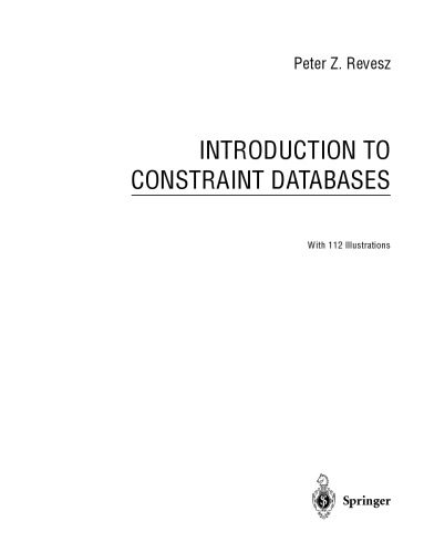 Introduction to Constraint Databases