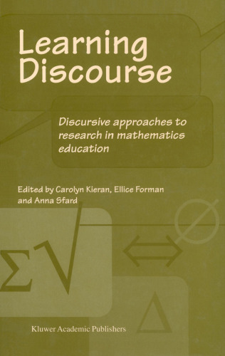 Learning discourse : discursive approaches to research in mathematics education