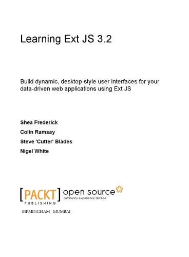 Learning Ext JS 3.2