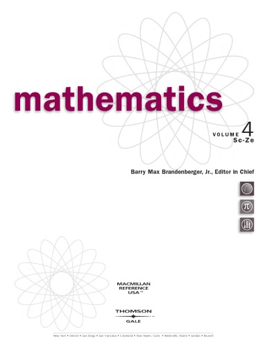 Mathematics Vol 4 (Sc-Ze)