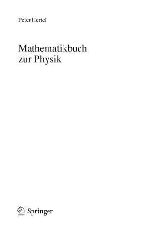 Mathematikbuch zur Physik