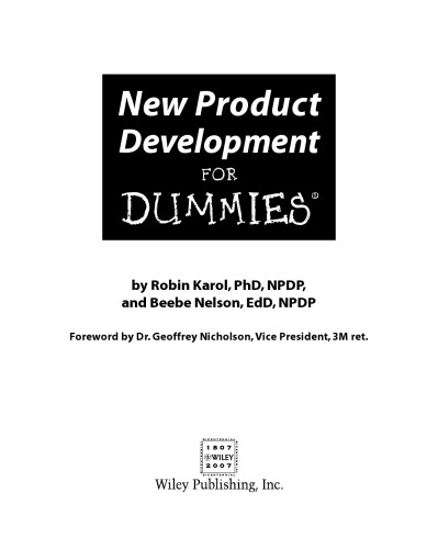 New product development for dummies