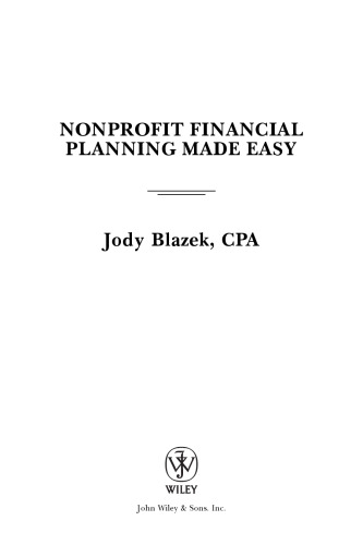 Nonprofit financial planning made easy