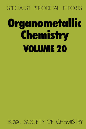 Organometallic chemistry : a review of literature published during 1990, Vol. 20