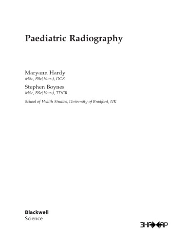 Paediatric radiography