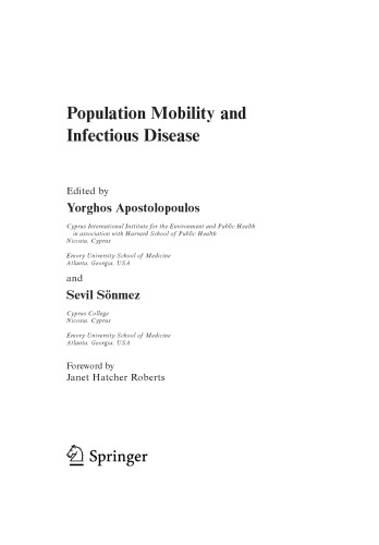 Population mobility and infectious disease