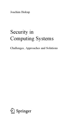 Security in Computing Systems