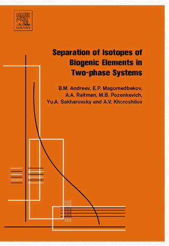 Separation of isotopes of biogenic elements