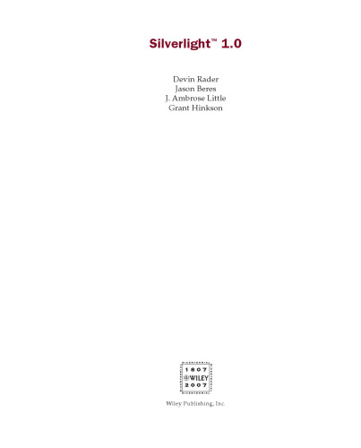 Silverlight 1.0