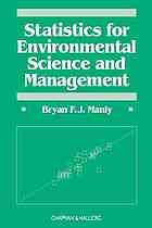 Statistics for environmental science and management