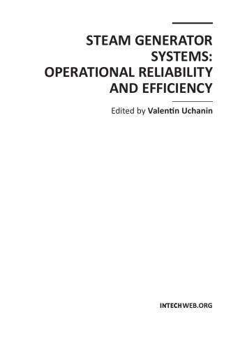 Steam generator systems : operational reliability and efficiency