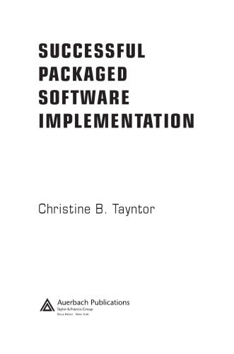 Successful packaged software implementation