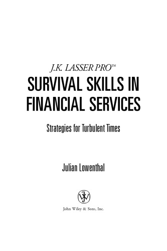 Survival skills in financial services : strategies for turbulent times