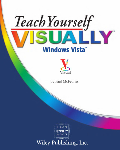 Teach yourself visually Windows Vista