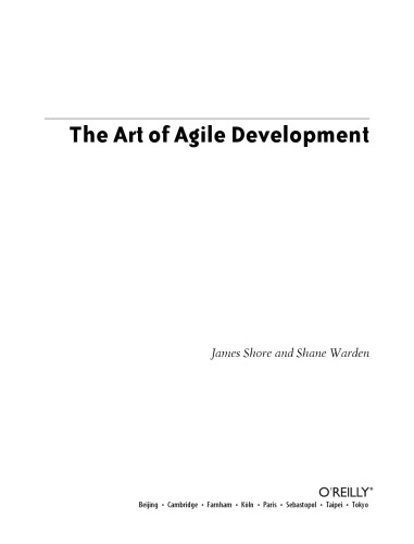 The art of agile development