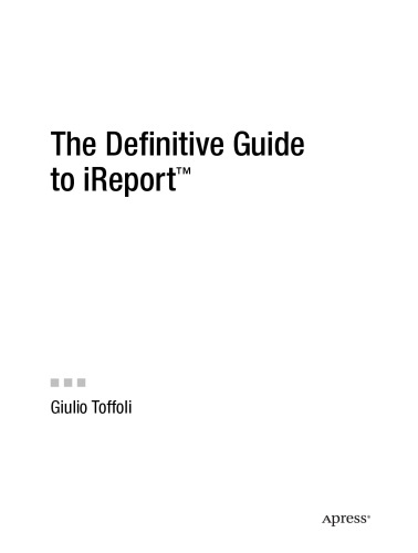 The definitive guide to iReport