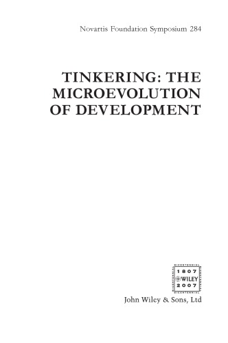 Tinkering No. 284 : the Microevolution of Development