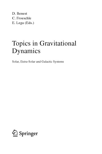 Topics in Gravitational Dynamics