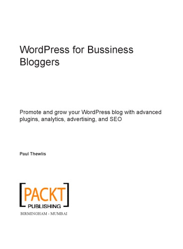 WordPress for Business Bloggers